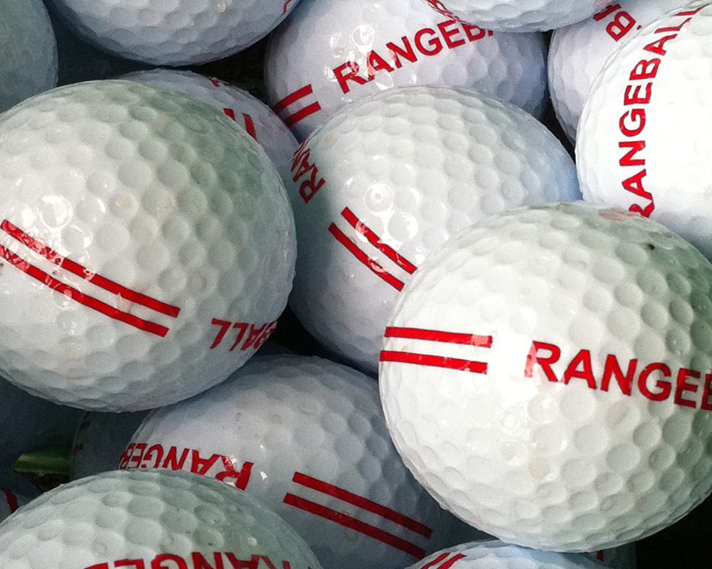 High Quality Range Balls at Burgess Hill Golf Centre