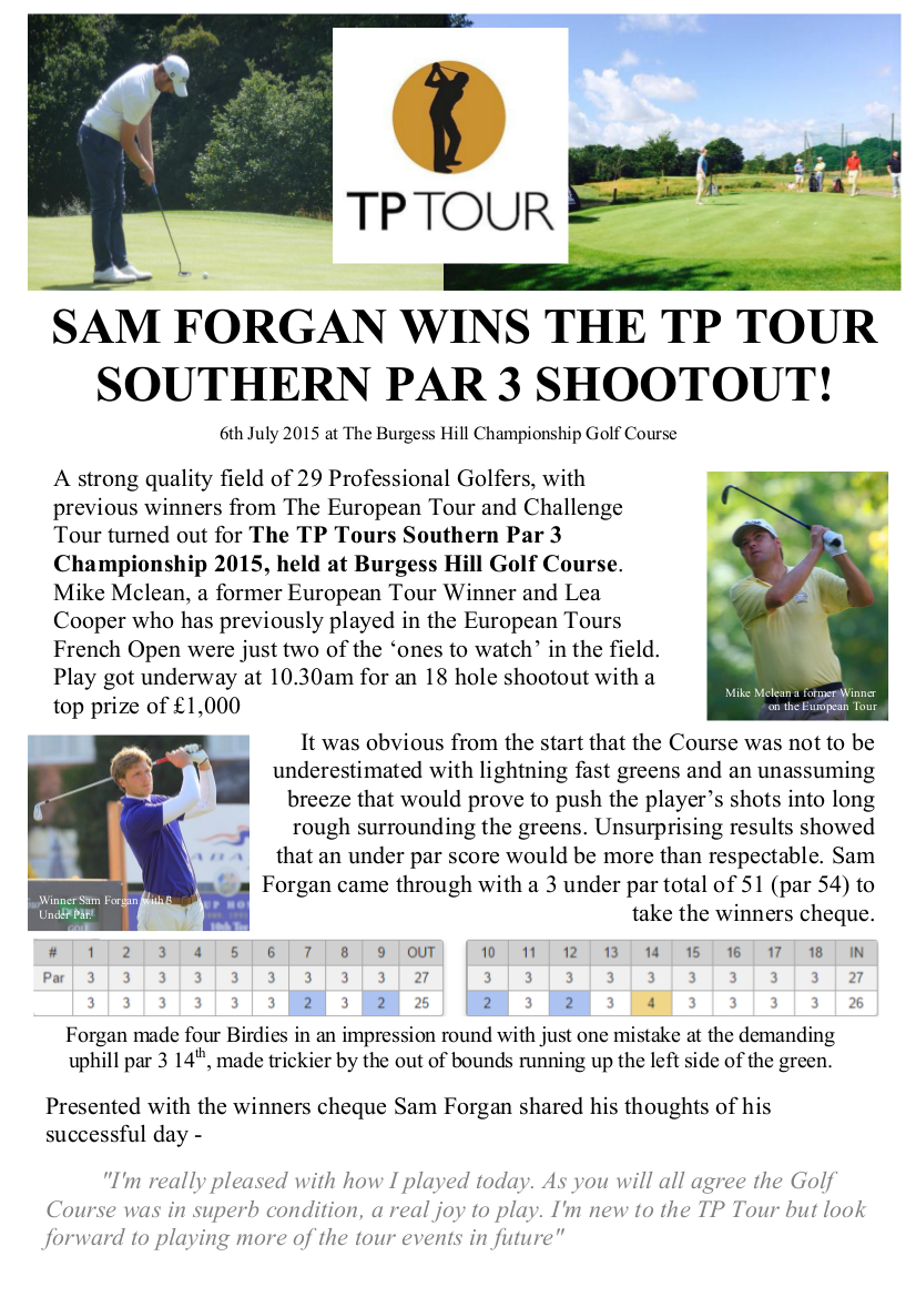 TP Tour Southern Open 2015 Page 1